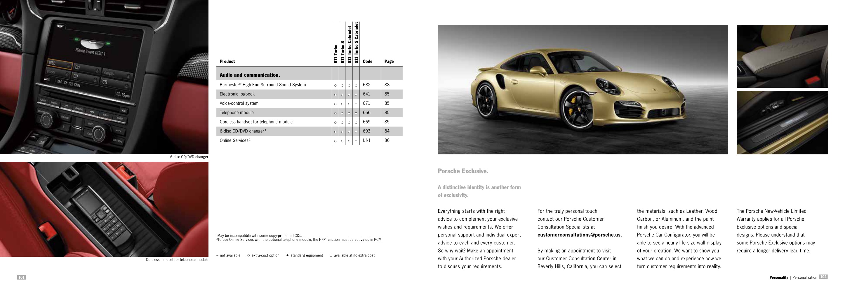 2014 Porsche 911 Turbo Brochure Page 27